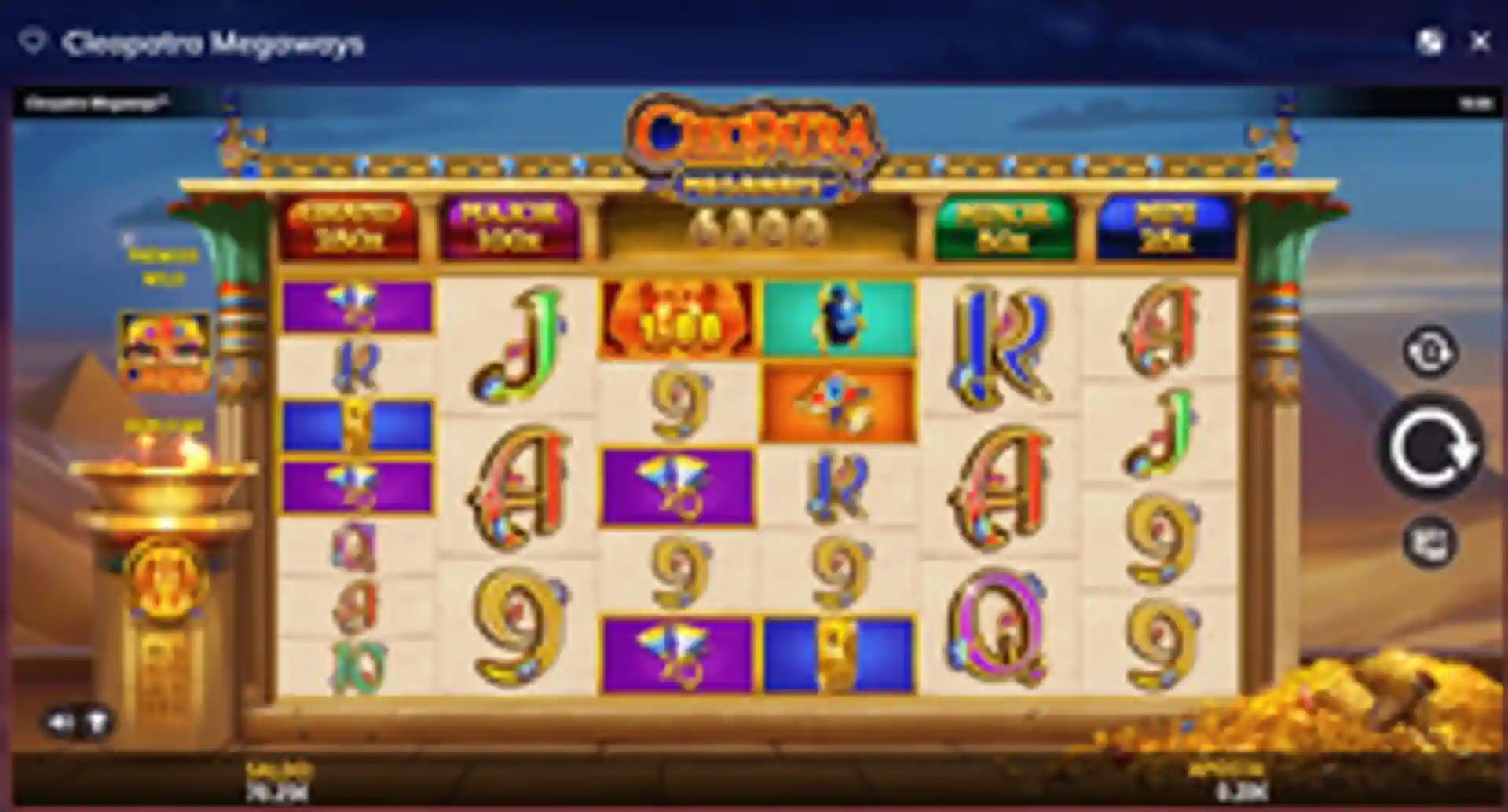 cleopatra-megaways-gameplay
