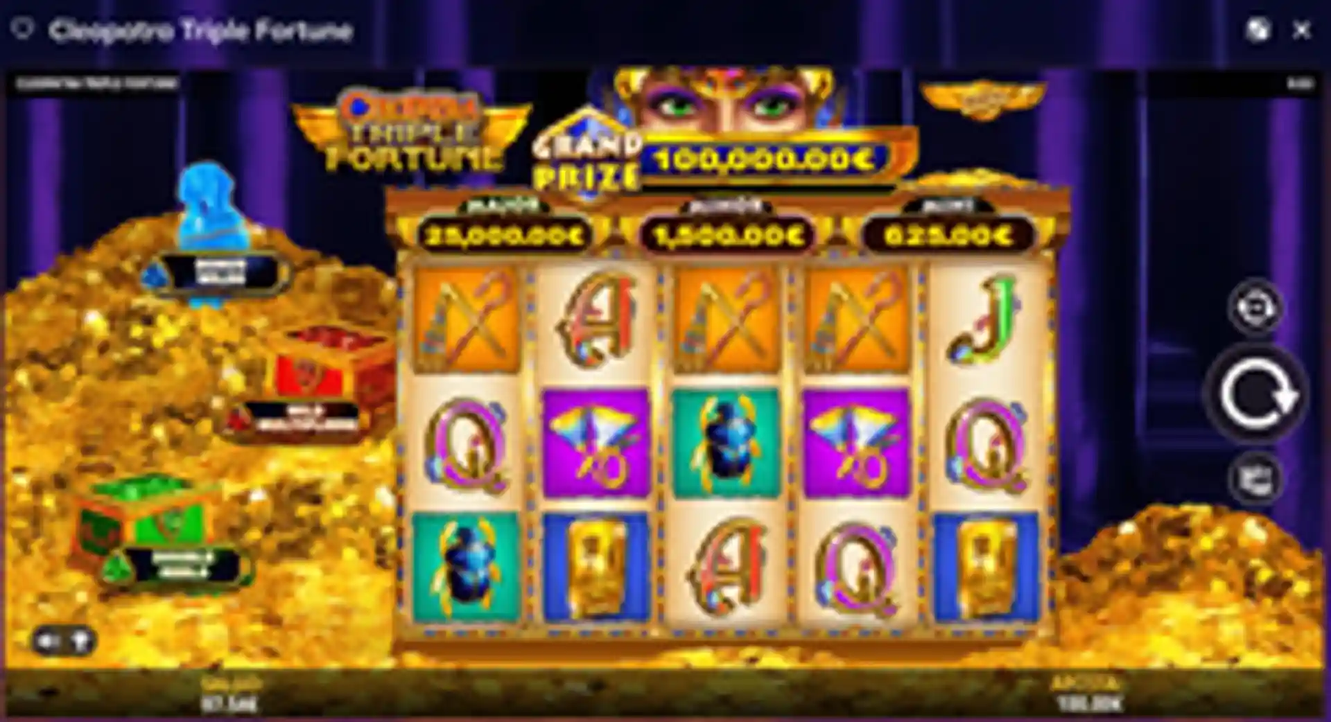 cleopatra-triple-fortune_gameplay