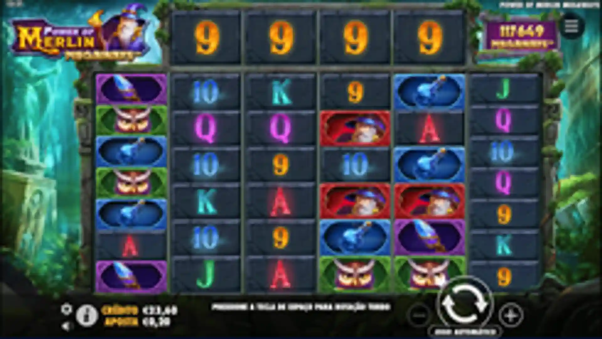 power-of-merlin-megaways-gameplay