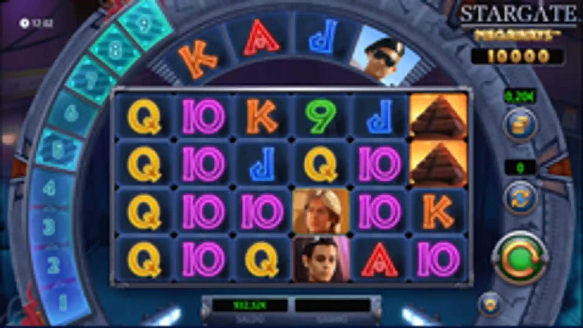 stargate-megaways-gameplay